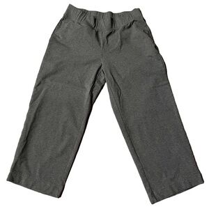 Lands' End Activewear Yoga Pants Grey Leggings SIZE M Wide Leg